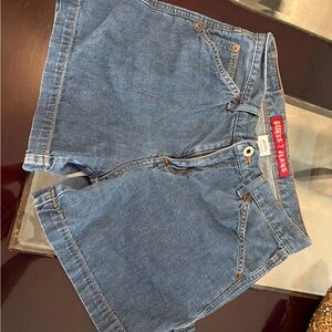 GUESS Denim High-Rise Light Blue Jean Shorts